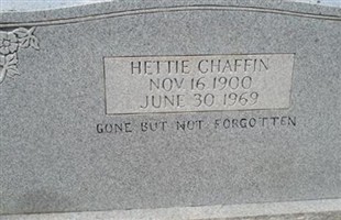 Hettie Chaffin