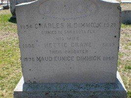 Hettie E Crane Dimmick