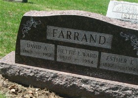 Hettie E. Ward Farrand Hettie E. Ward Farrand