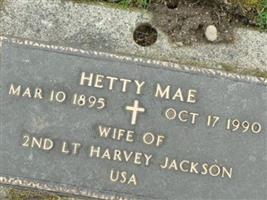 Hetty M Jackson
