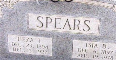 Hezekiah T "Heza" Spears