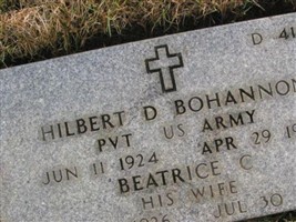 Hilbert D Bohannon Hilbert D Bohannon