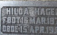 Hilda Hagen Hilda Hagen