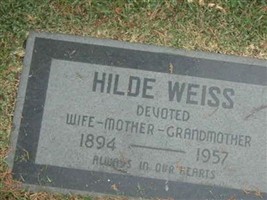 Hilde Weiss Hilde Weiss