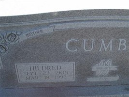 HILDRED CUMBIE