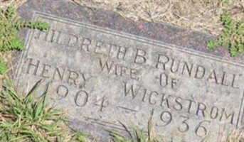 Hildreth B Rundall Wickstrom Hildreth B Rundall Wickstrom