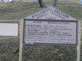 Hillcrest Cemetery Hillcrest Cemetery