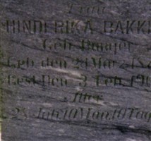 Hinderika C Bunger Bakker Hinderika C Bunger Bakker