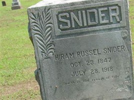 Hiram Russel Snider Hiram Russel Snider