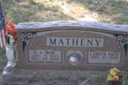 H. J. "Bob" Matheny