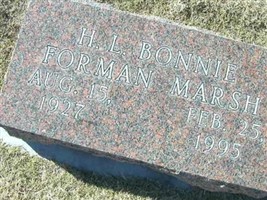 H. L. Bonnie Foreman Marsh