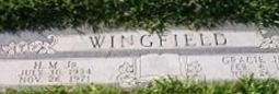 H M Wingfield, Jr H M Wingfield, Jr