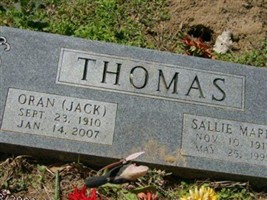 Holbert Oran "Jack" Thomas Holbert Oran "Jack" Thomas