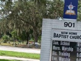 New Home Baptist Church Cemetery New Home Baptist Church Cemetery