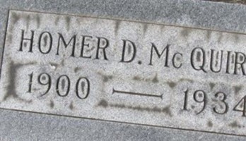 Homer D McQuirt