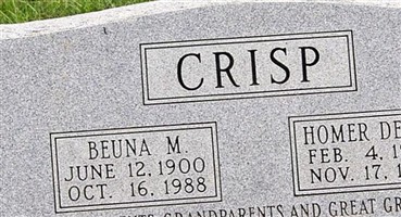 Homer Dewey Crisp