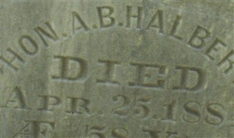 Hon. A. B. Halbert Hon. A. B. Halbert