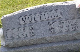 Honora Henrietta Heiman Mueting