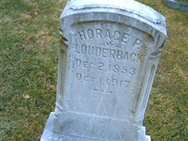 Horace P Louderback Horace P Louderback