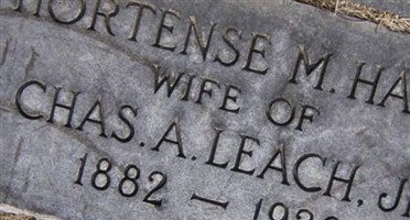 Hortense M Haas Leach Hortense M Haas Leach