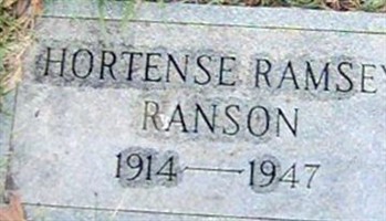 Hortense Ramsey Ranson