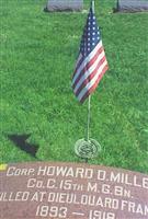Corp Howard D. Miller