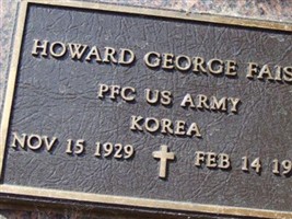 Howard George Faist Howard George Faist
