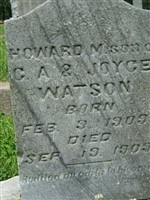 Howard M Watson Howard M Watson