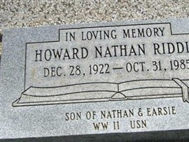 Howard Nathan Riddle