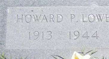 Howard P Lowe Howard P Lowe