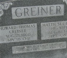 Howard Thomas Greiner Howard Thomas Greiner