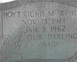 Hoyt Rickie McArthur Hoyt Rickie McArthur