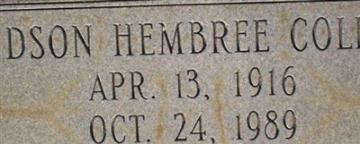 Hudson Hembree Collins