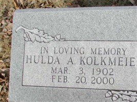 Hulda A. Kolkmeier Hulda A. Kolkmeier