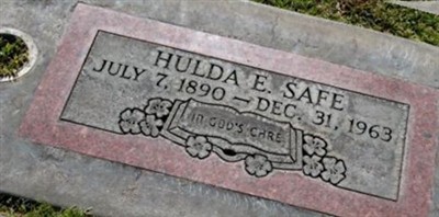 Hulda E. Safe Hulda E. Safe