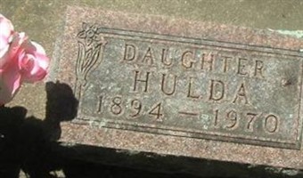 Hulda Hanson Hulda Hanson