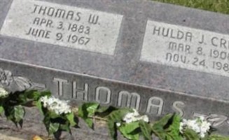 Hulda Jannette Crane Thomas