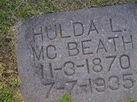 Hulda L Sparks McBeath Hulda L Sparks McBeath