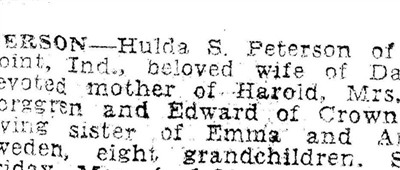 Hulda Sofia Johansson Peterson