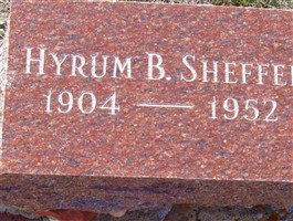Hyrum B Sheffer Hyrum B Sheffer