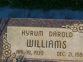 Hyrum Darold Williams Hyrum Darold Williams