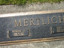 Hyrum G. Mertlich Hyrum G. Mertlich