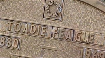 Mary Iantha "Aunt Toadie" Chesser Feagle