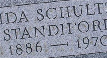 Ida E. (Schultz) Standiford