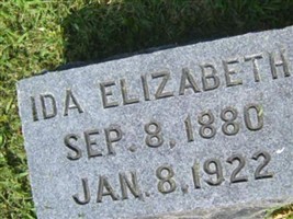 Ida Elizabeth Linebarger Ida Elizabeth Linebarger