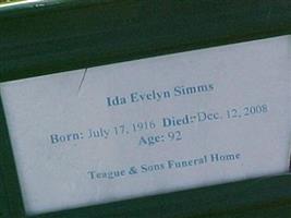 Ida Evelyn Simms