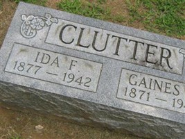 Ida F. Clutter Ida F. Clutter