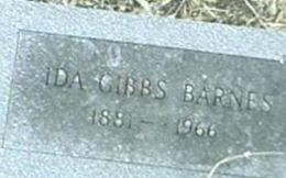 Ida Gibbs Barnes