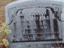 Ida Jennings MacGregor Ida Jennings MacGregor