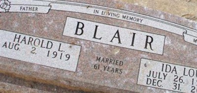 Ida Lou Puckett Blair Ida Lou Puckett Blair